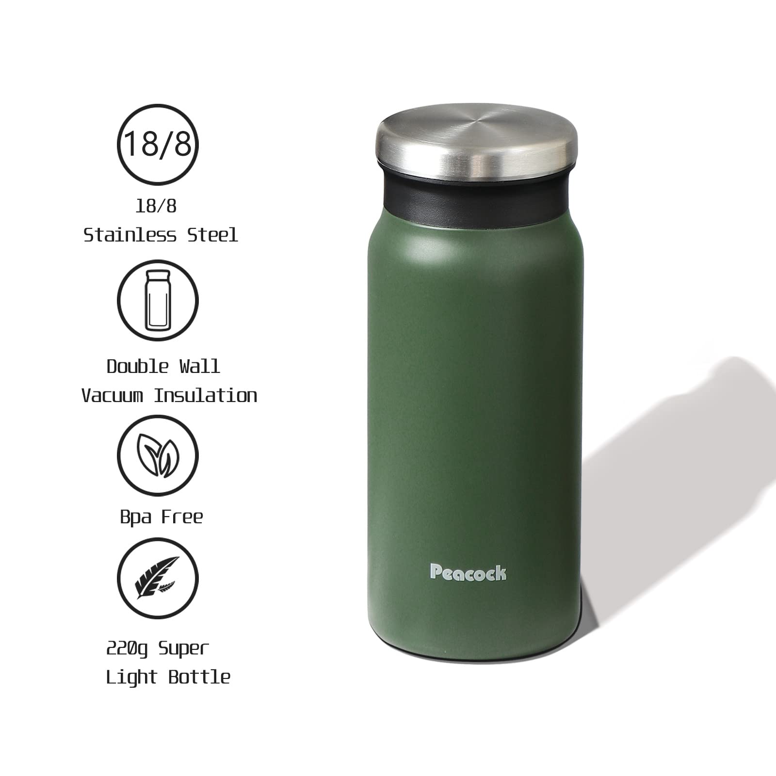 14Oz Coffee Thermos Tsuruya Travel Coffee Mug Vacuum Insulated Thermos For Hot Drinks Stainless Steel Thermos For Hot Coffee Lea